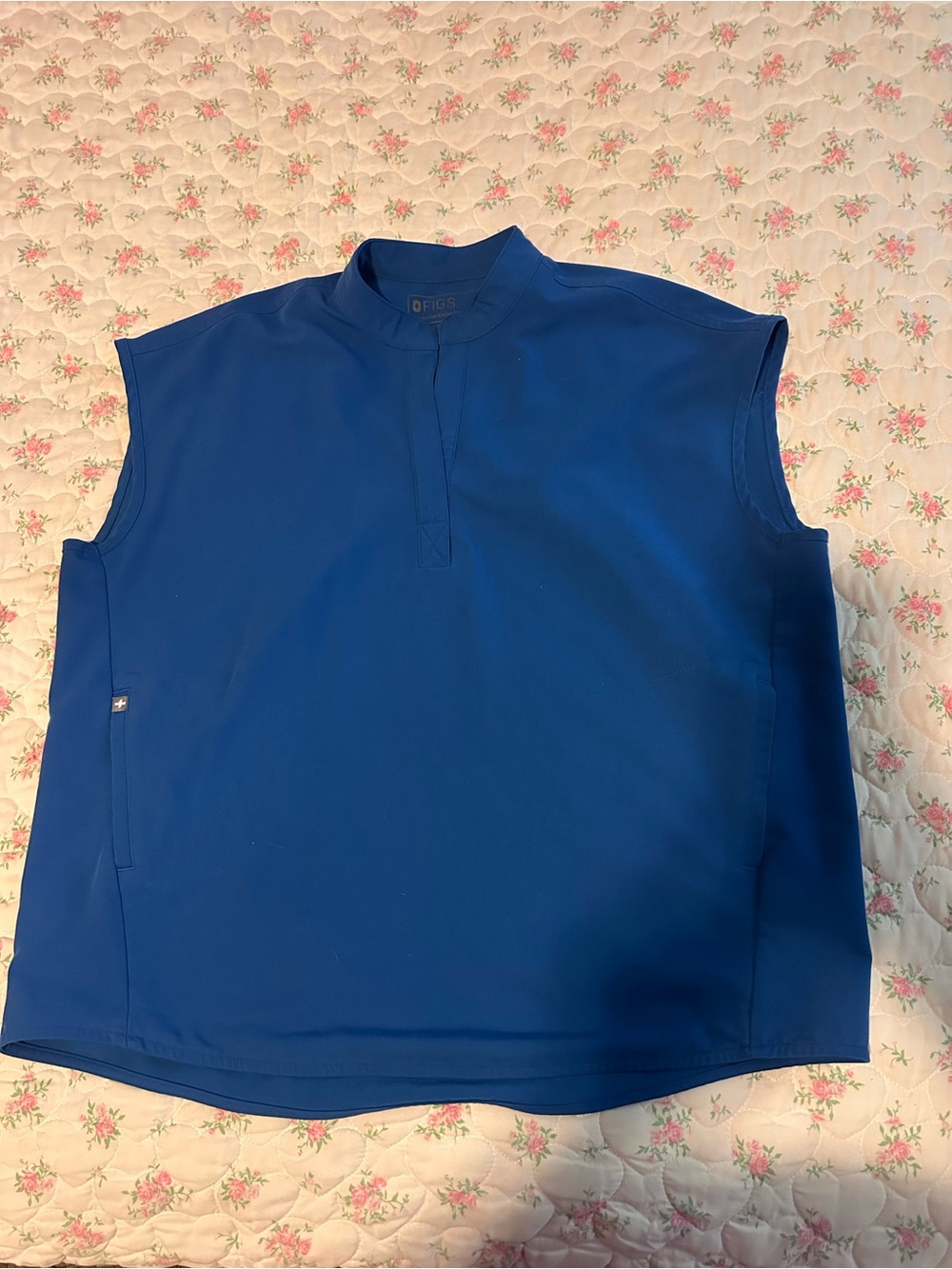 Royal Blue Sleeveless Pullover Top